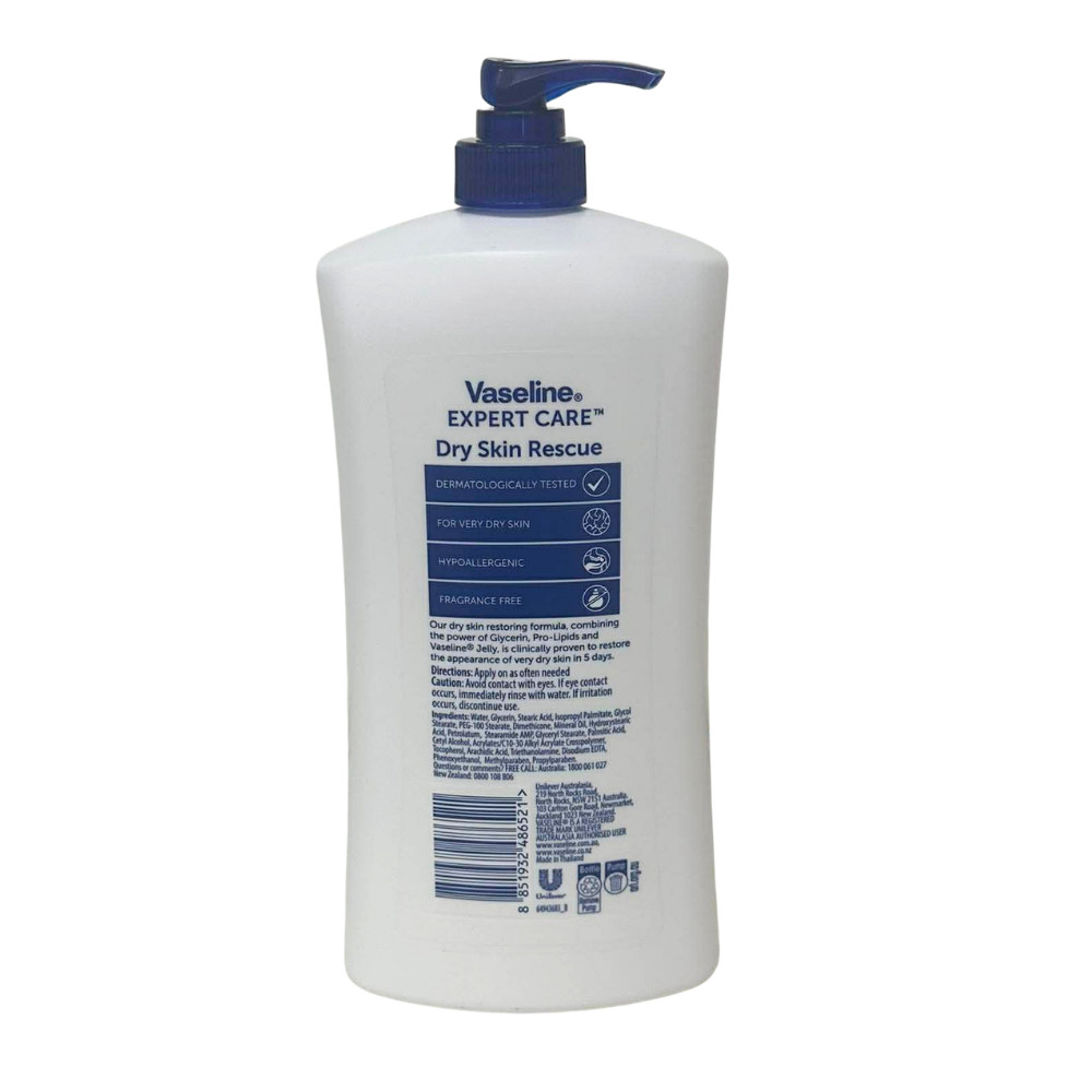 Vaseline Expert Care Dry Skin Rescue Lotion 750mL