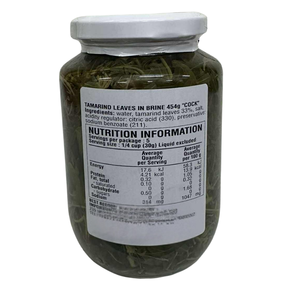 Cock Tamarind Leaves in Brine 454g