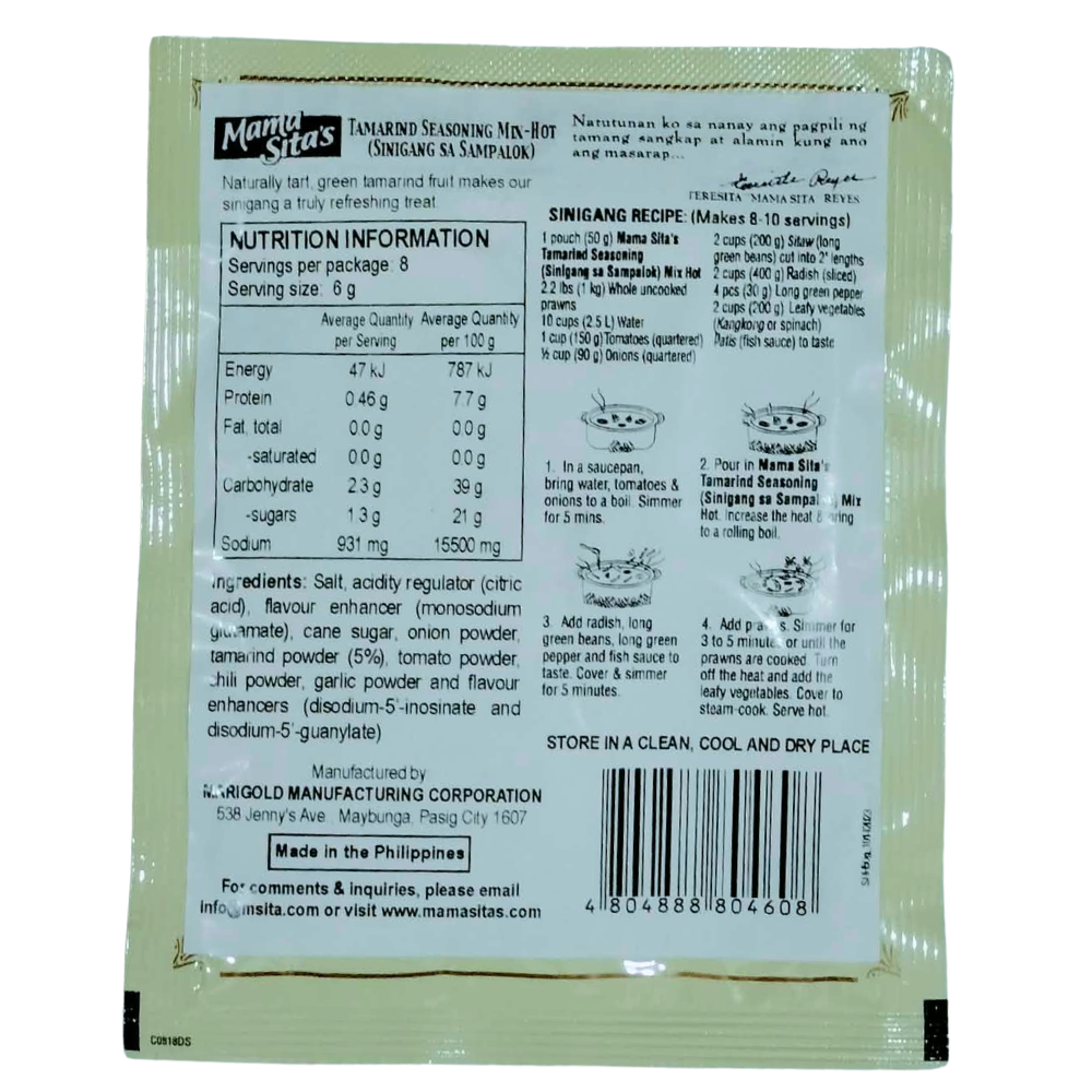 MAMA SITA'S SINIGANG SA SAMPALOK-HOT 50G