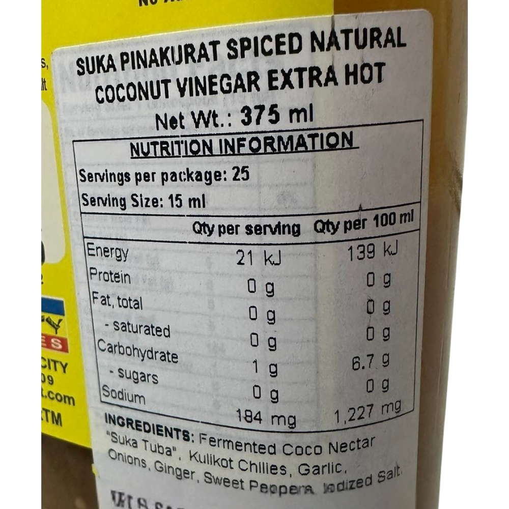 Suka Pinakurat Extra Hot 375ml