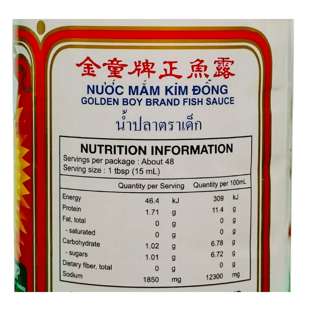 Golden Boy Fish Sauce 725ml