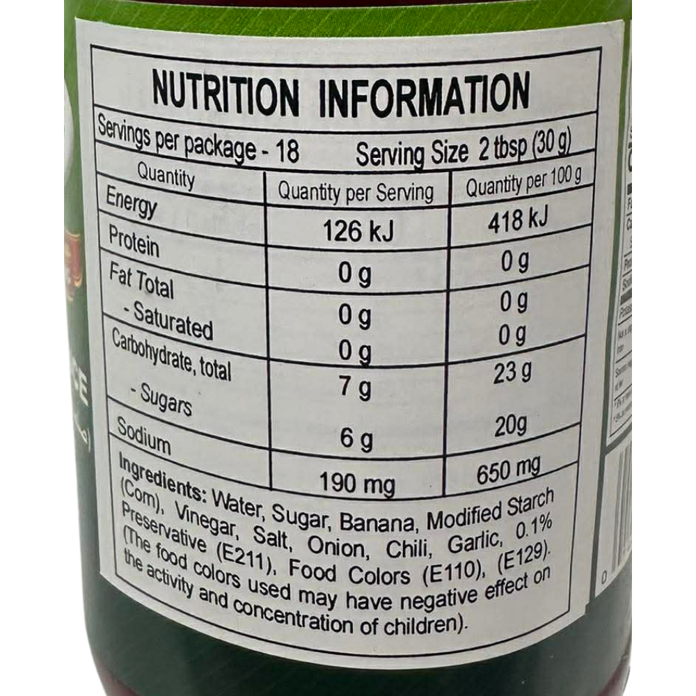 UFC Tamis Anghang Banana Sauce Regular 550g