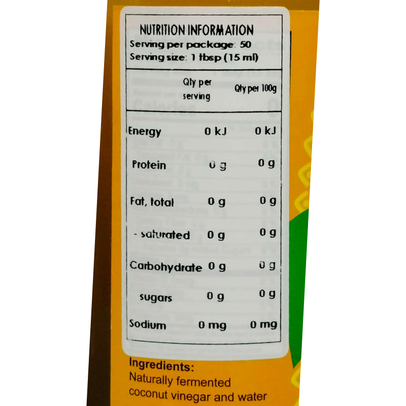 Buenas Coconut Vinegar 750ml