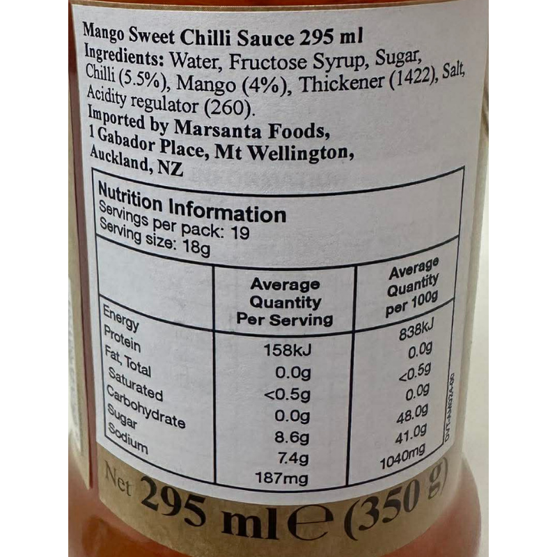 Suree Mango Sweet Chilli Sauce 350g