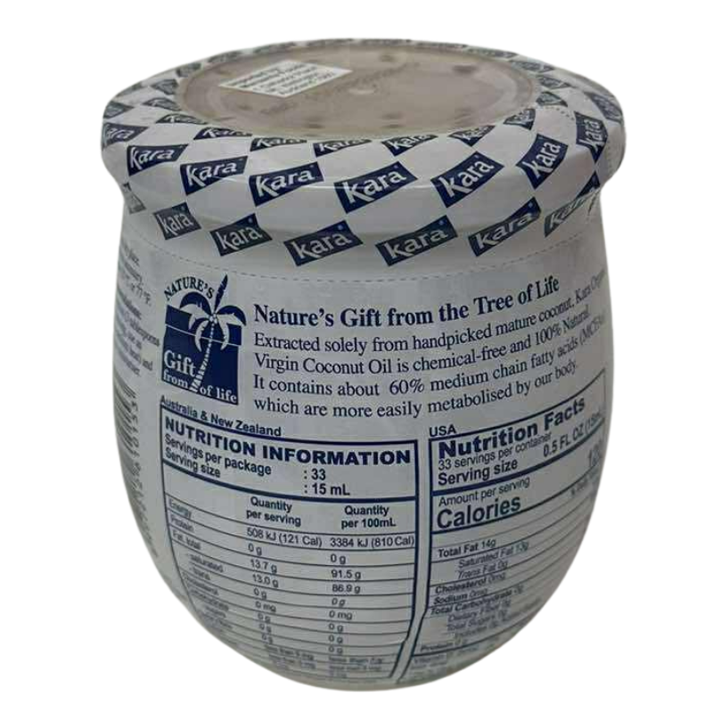 Kara Organic Virgin Coconut Oil 500mL