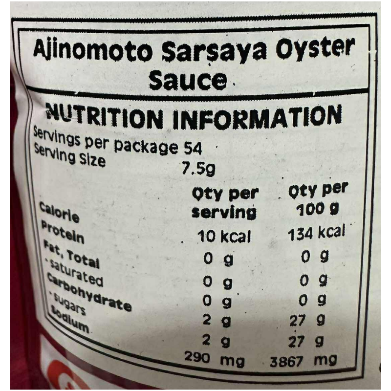 Ajinomoto Sarsaya Oyster Sauce 405g