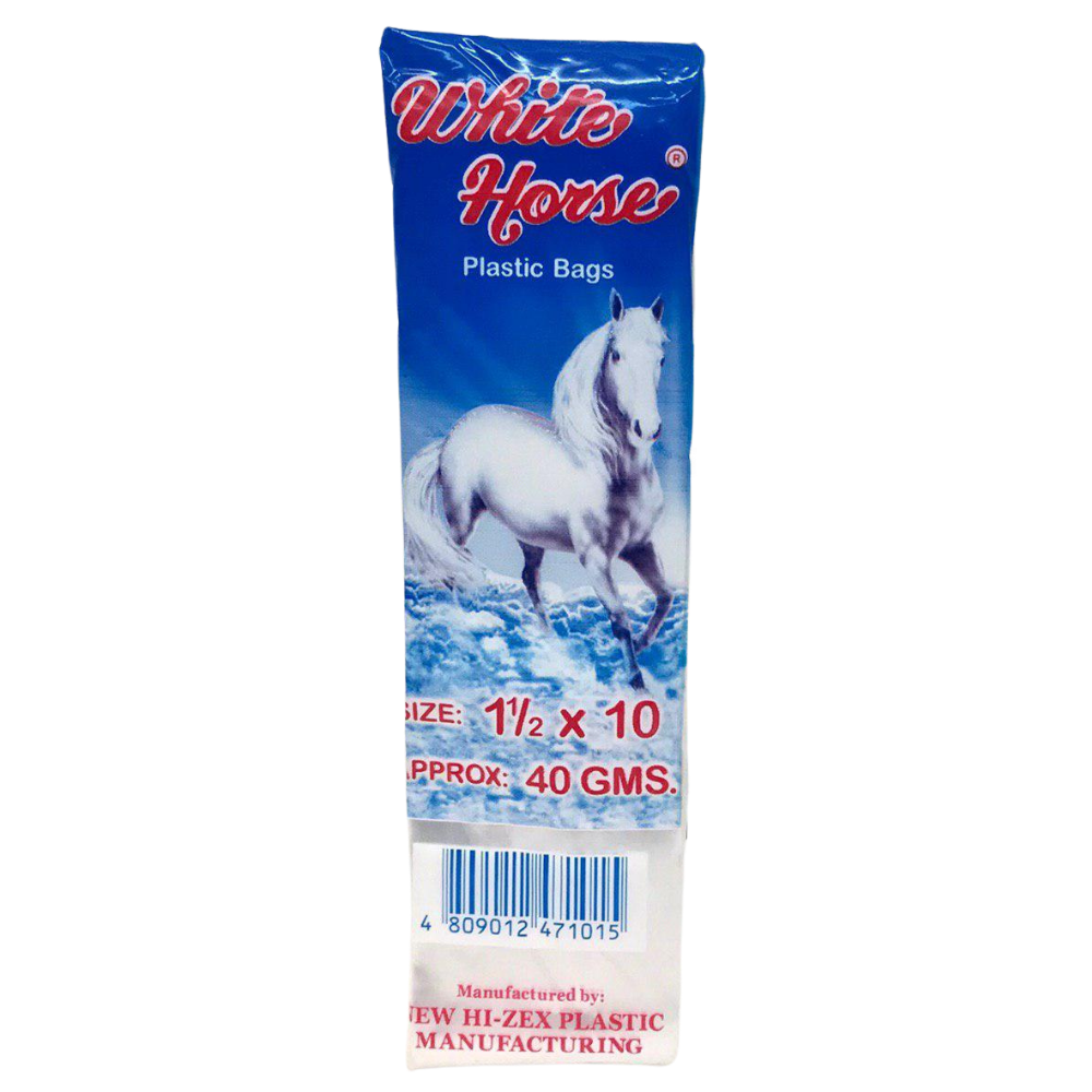 ICE CANDY BAG-WTE HORSE 1.5X10
