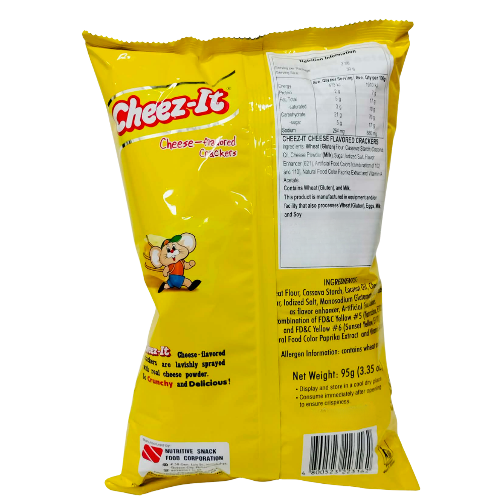 Nutri Snack Cheez-It Cheese Flavor Crackers 95g