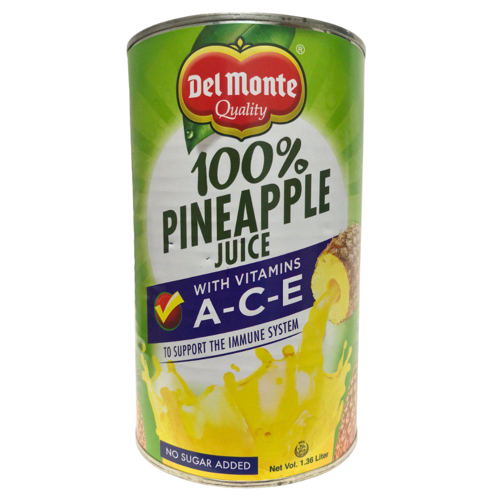 Del Monte 100% Pineapple Juice 1.36L