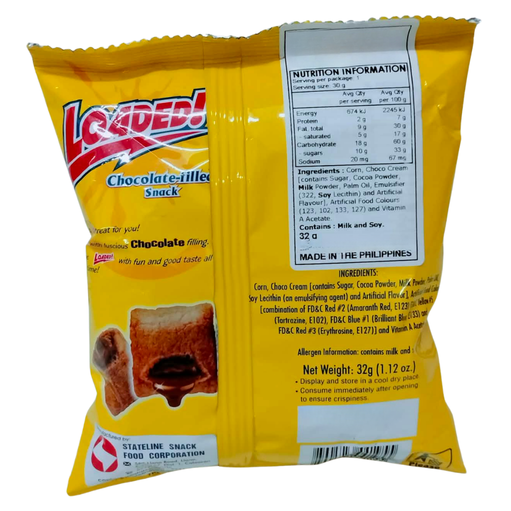 LOADED CHOCOLATE SNACK 32G