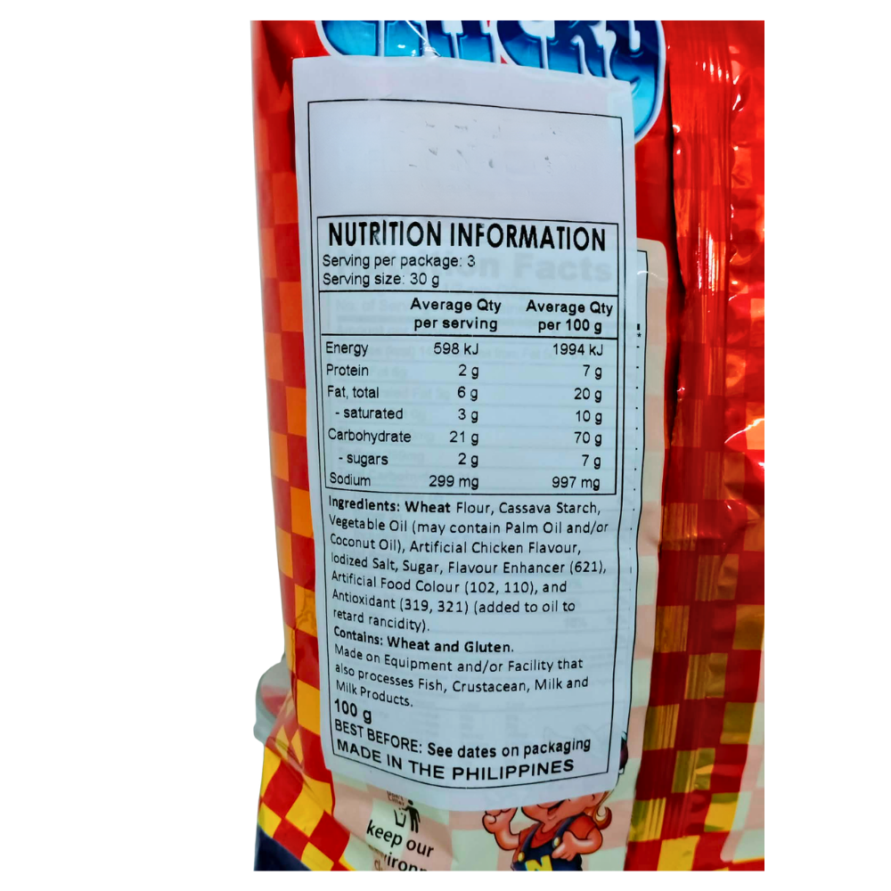 Lala Chicky Chips Chicken 100g