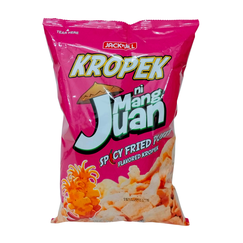 Mang Juan Kropek Spicy Pusit 80g
