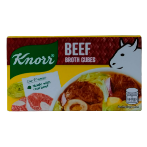 KNORR BEEF BROTH CUBES 60G