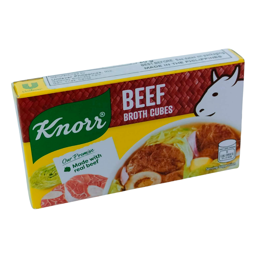 KNORR BEEF BROTH CUBES 60G