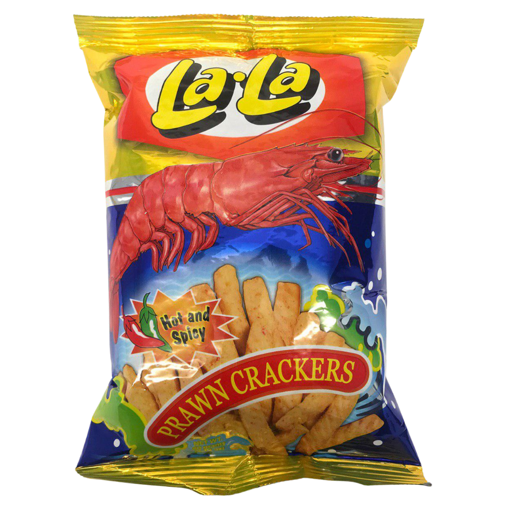 LALA Prawn Crackers Hot & Spicy 60g