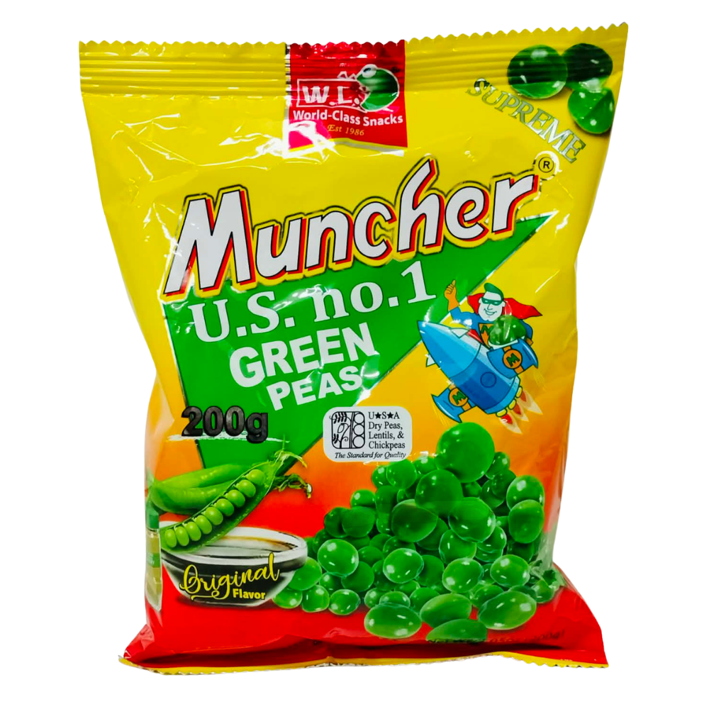 W.L. Muncher Green Peas 200g