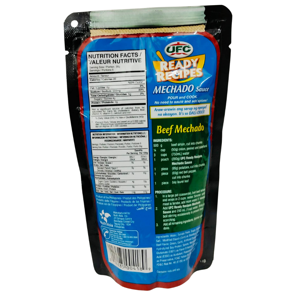 UFC Ready Recipes Mechado Sauce 200g