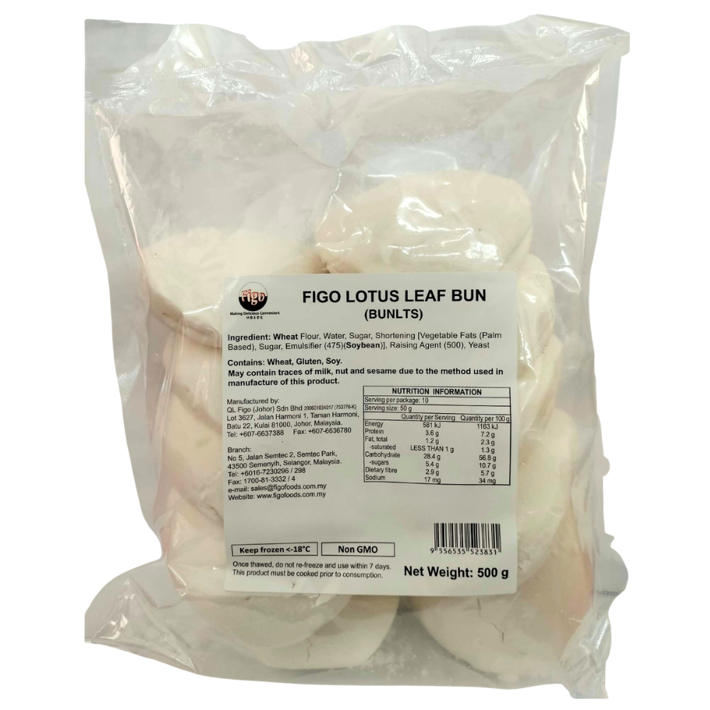 Figo Halal Lotus Leaf Bun 50gx10s