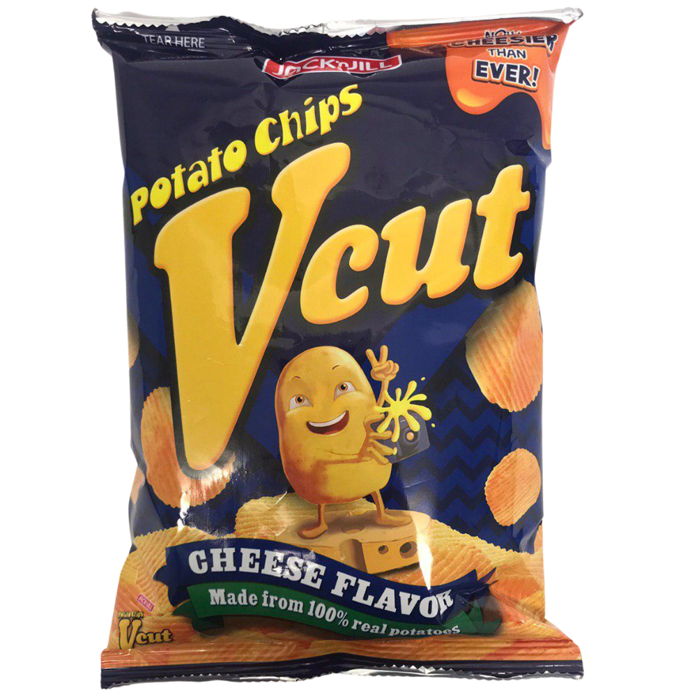Jack N Jill V-Cut Potato Chips Cheese Flavor 60g