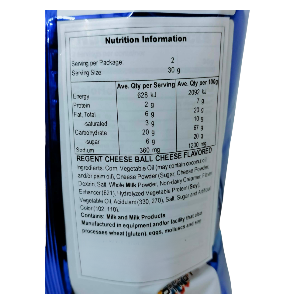 REGENT Cheese Ball Cheese Flavored 60g