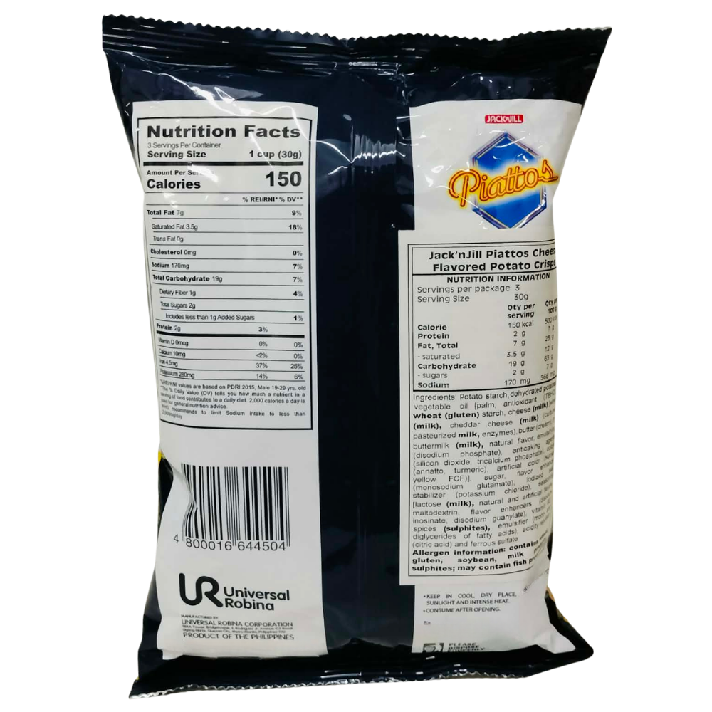 Jack n Jill Piattos Cheese 85g