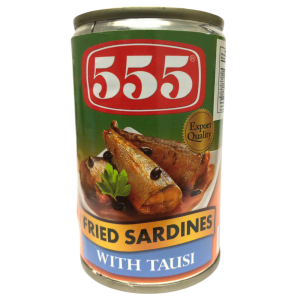 555 Fried Sardines with Tausi/Fermented Black Beans 155g