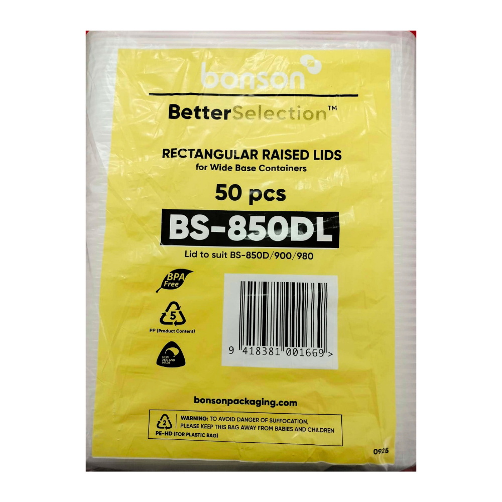 BONSON RECT RAISED LIDS BS-850/1000B 50S