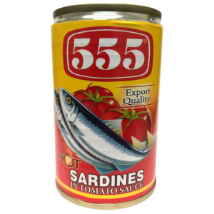 555 Sardines in Tomato Sauce-Hot 155g
