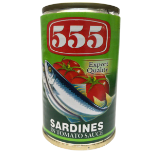 555 Sardines in Tomato Sauce-Green 155g