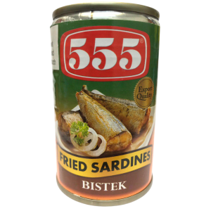 555 Fried Sardines Bistek/Filipino BeefSteak 155g