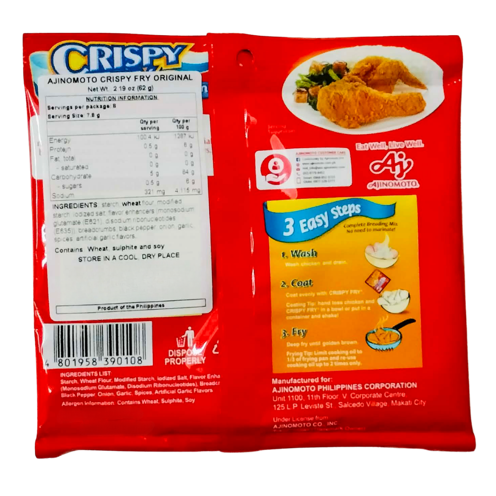 Ajinomoto Crispy Fry Breading Mix Original 62g