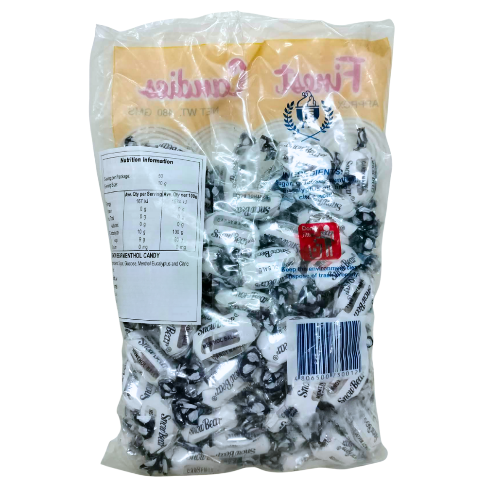 Snowbear Menthol Candy 480g-100pcs