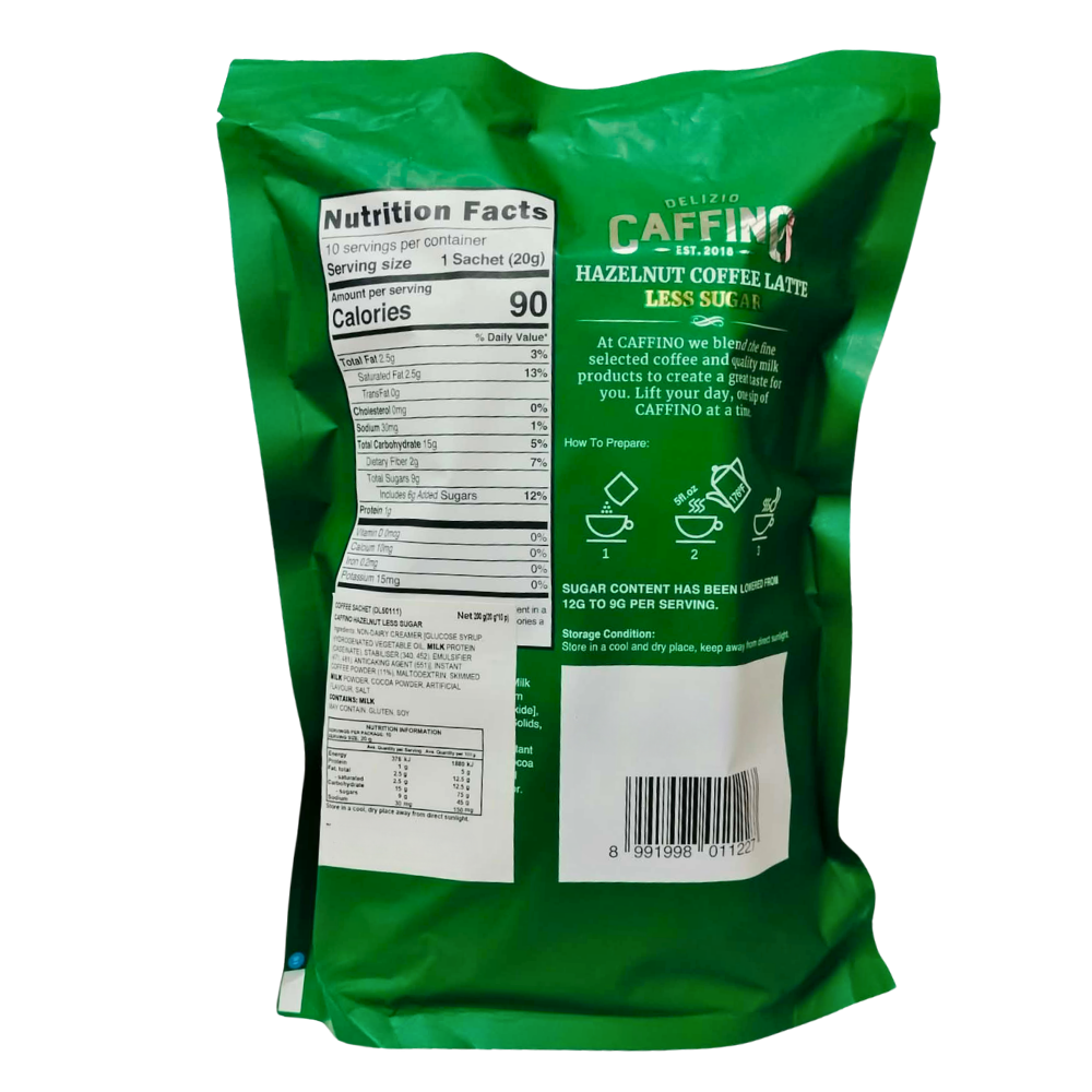 Delizio Caffino Hazelnut Coffee Latte 200g