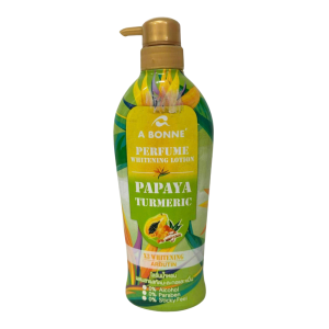 A Bonne Papaya Turmeric Perfume Whitening Lotion x3 Arbutin 500mL