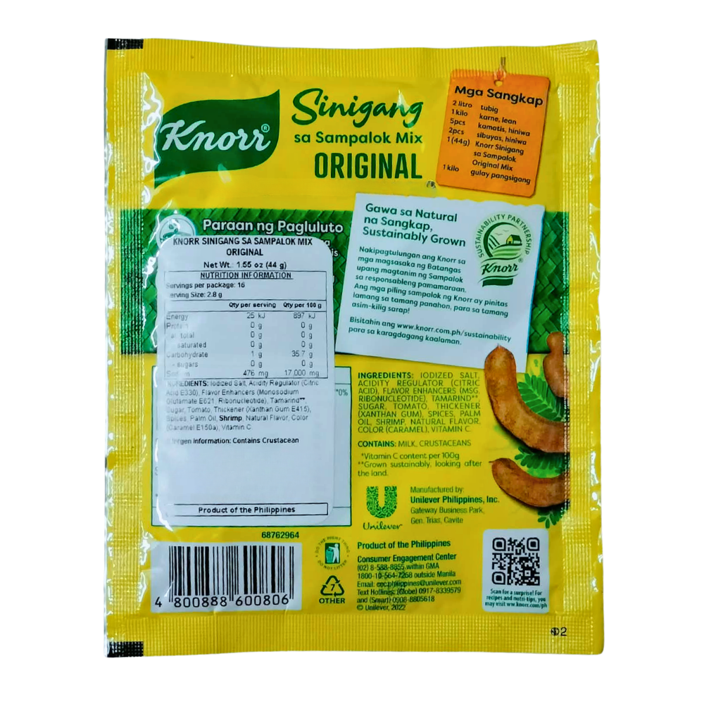 Knorr Sinigang Sa Sampalok Mix Original 44g