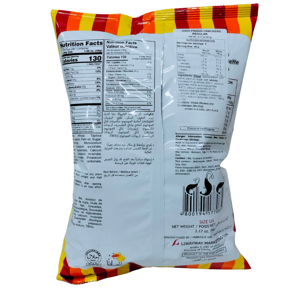 Oishi Prawn Cracker Original 90g
