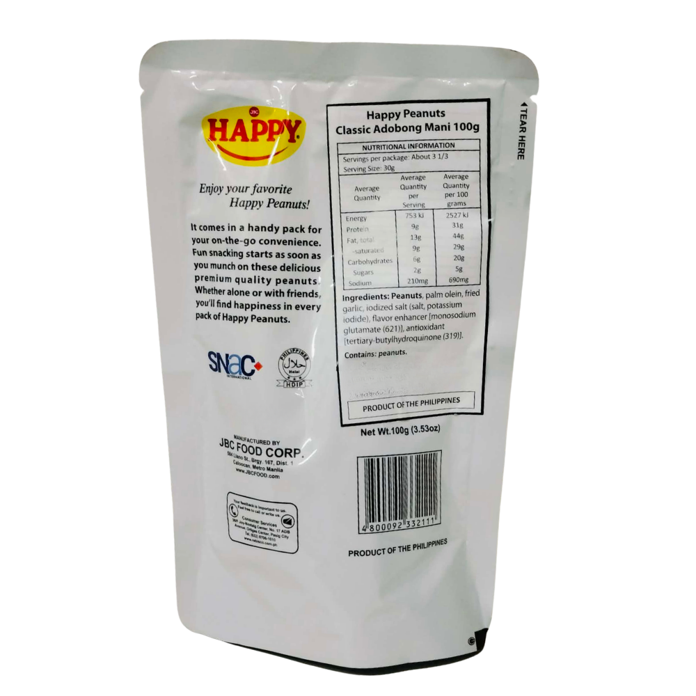 Happy Adobong Mani Classic 100g