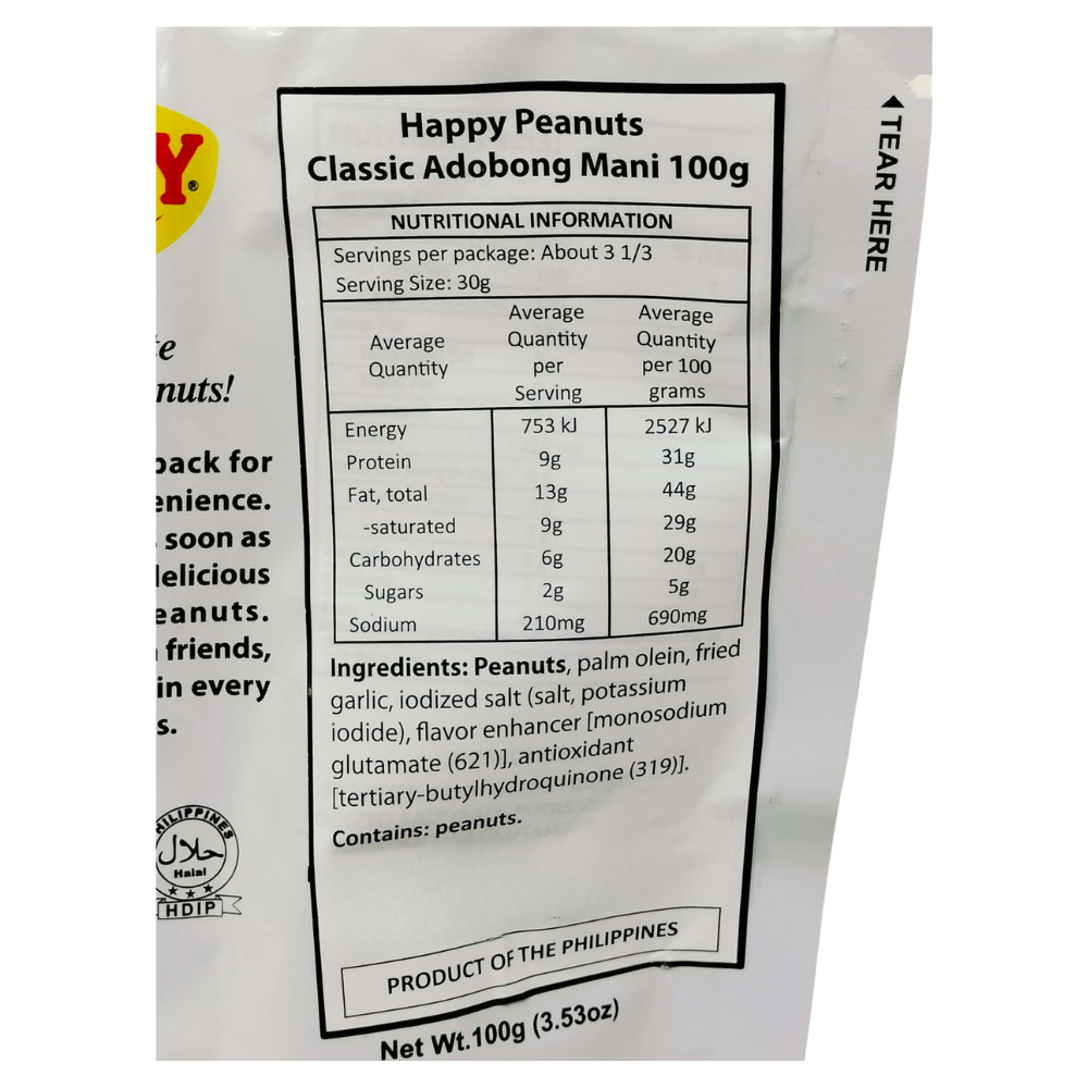 Happy Adobong Mani Classic 100g